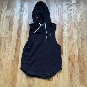 Men's Flag Nor Fail Black UDTC Sleeveless Black Hoodie Lifting Sweatshirt Sz XS